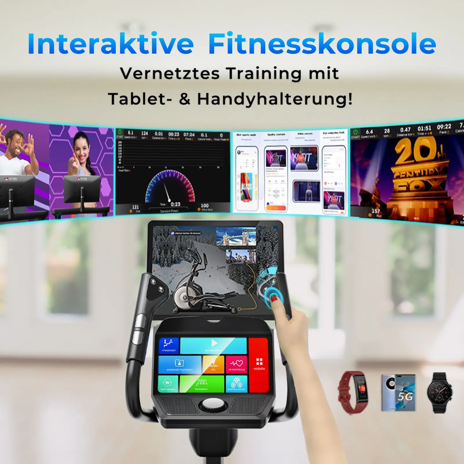 AsVIVA Ellipticaltrainer (YP-E8) - Produktansicht