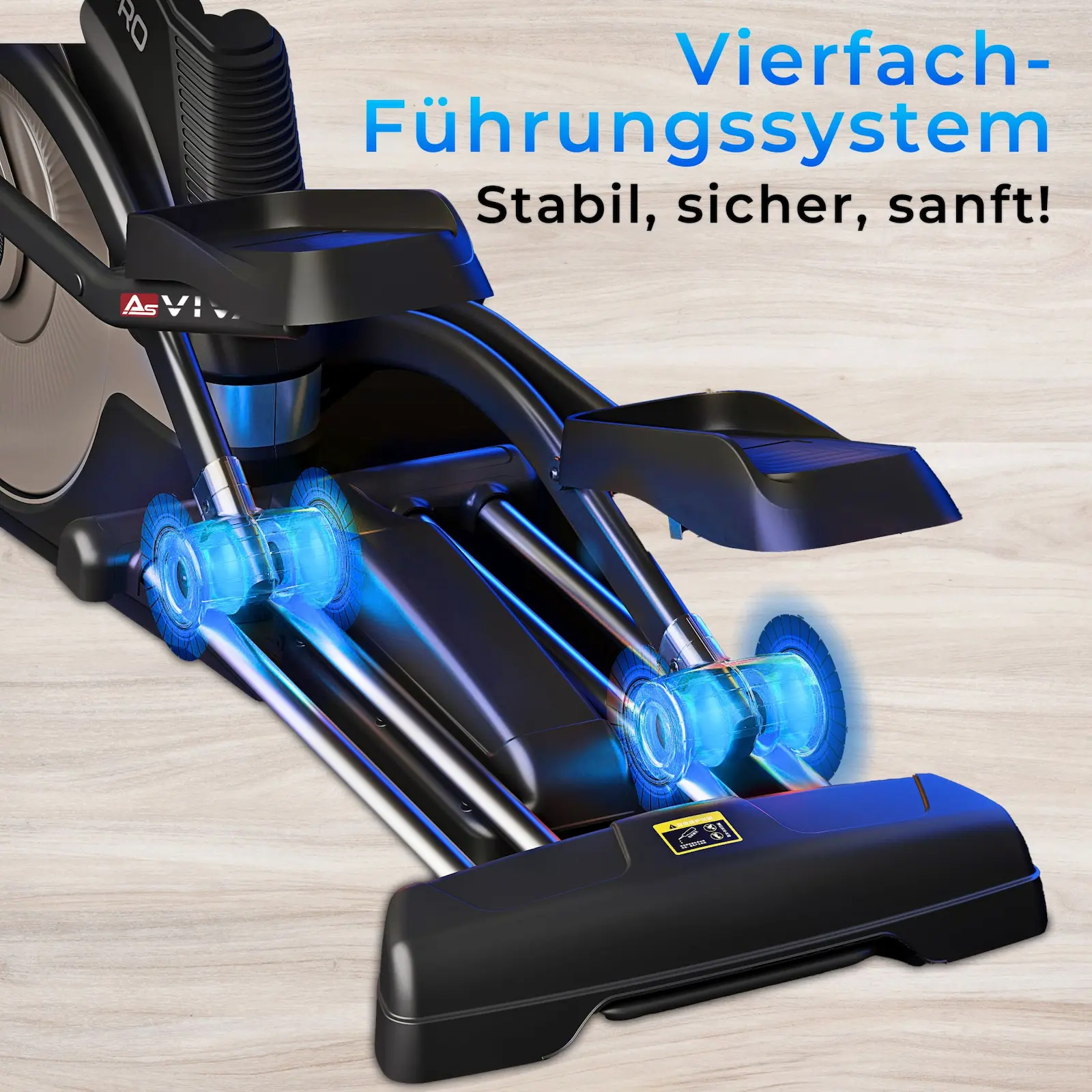 AsVIVA Ellipticaltrainer (YP-E8) - Produktansicht