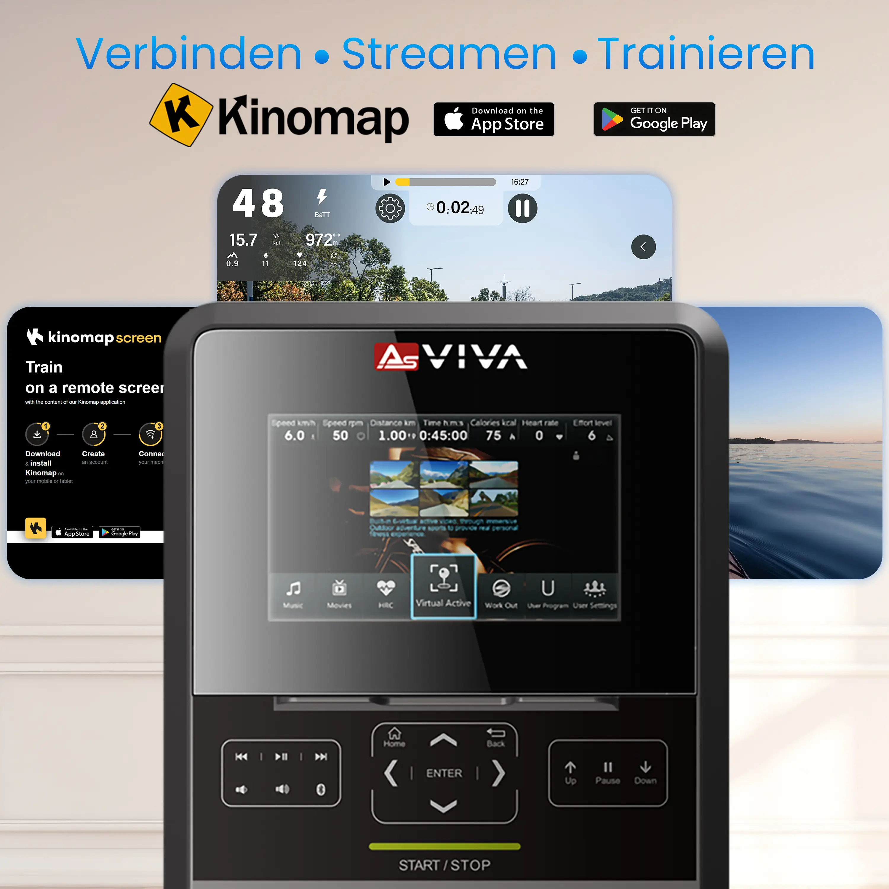 AsVIVA Ergometer Studio Pro H25 - Produktansicht