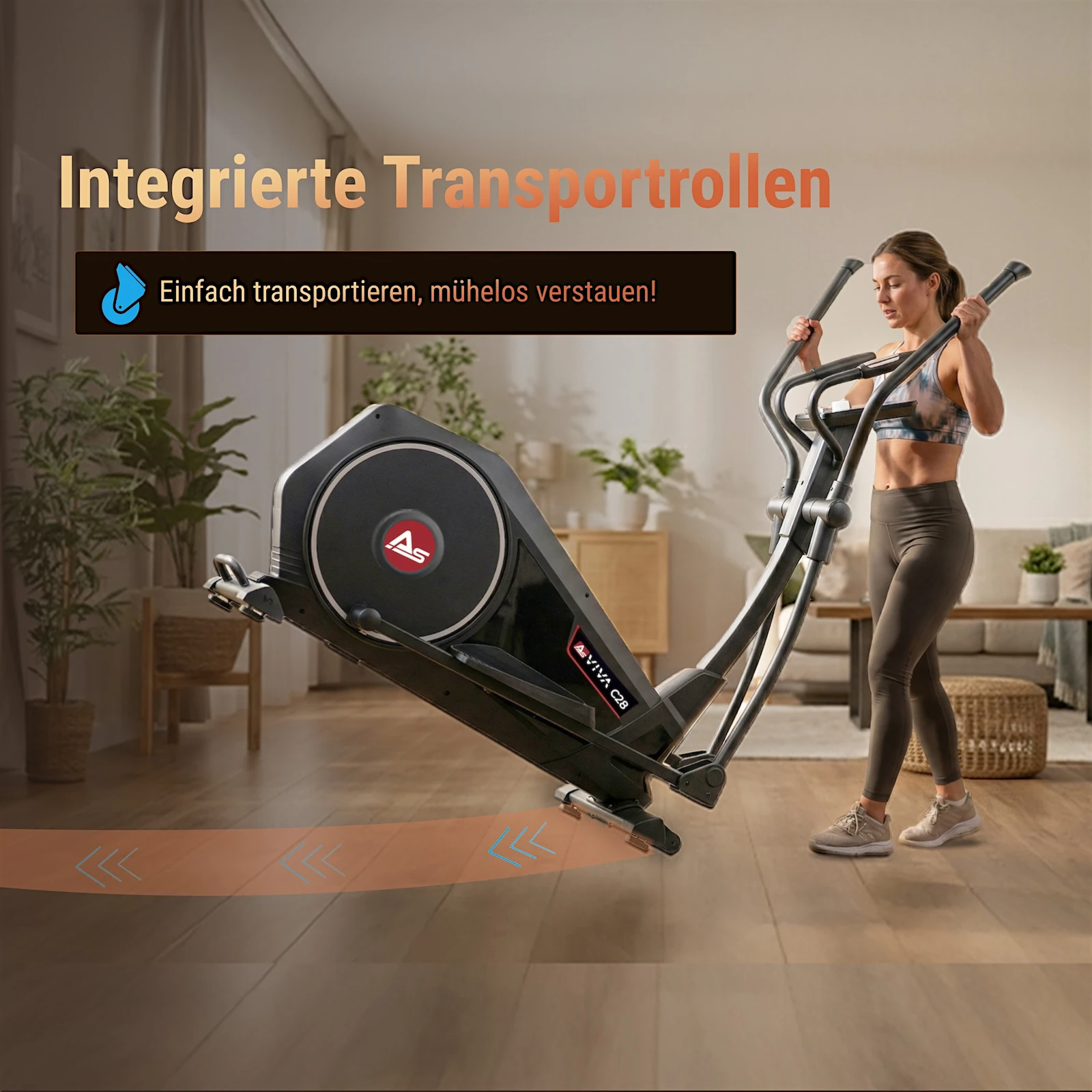 AsVIVA Crosstrainer C28 Runner - Produktansicht
