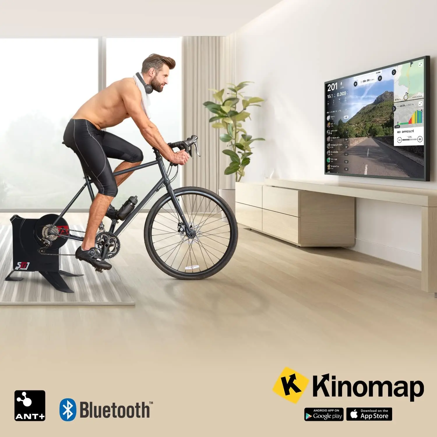 AsVIVA Rollentrainer Smart SBT1 - App-Kompatibilität