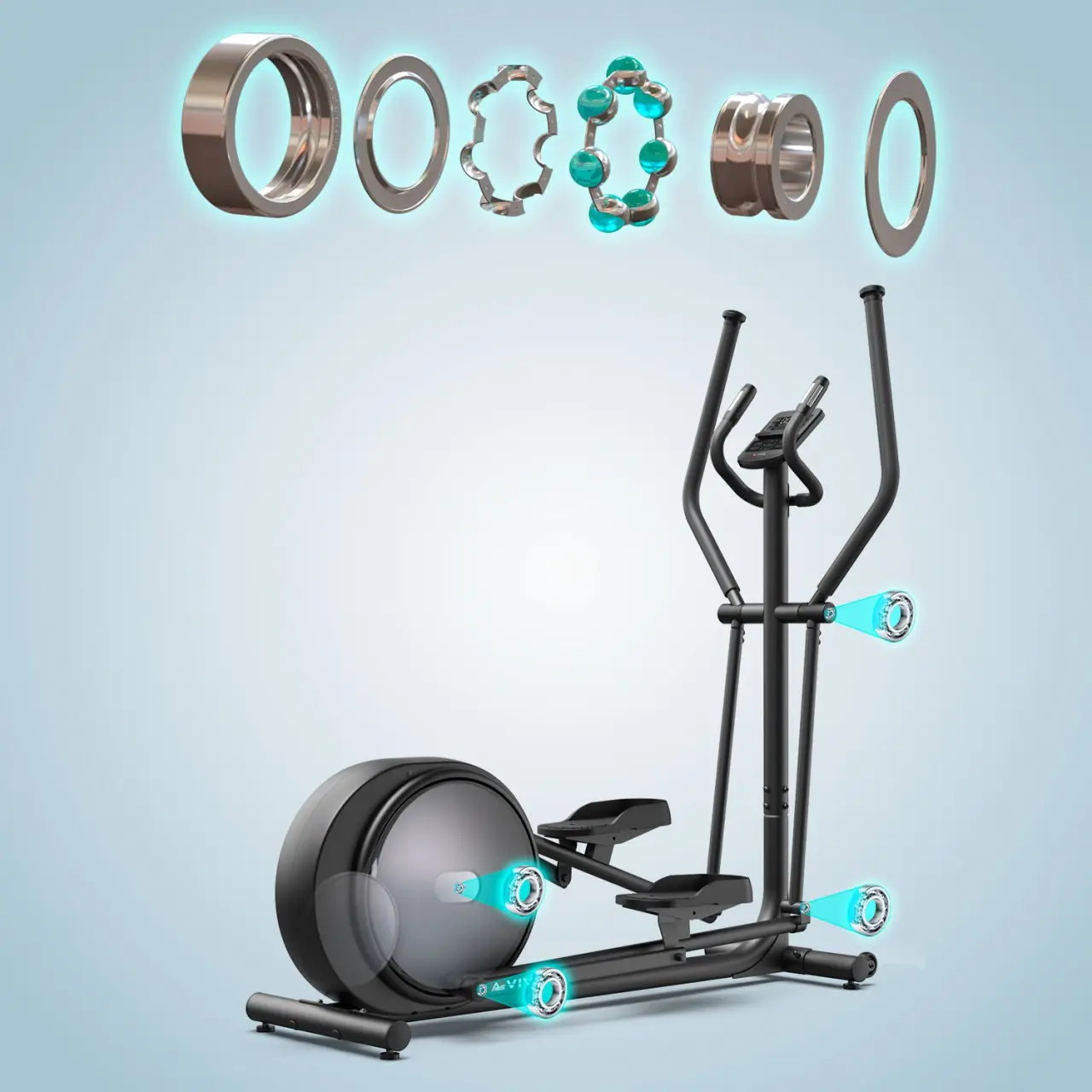 AsVIVA Crosstrainer C29 Step - Produktansicht