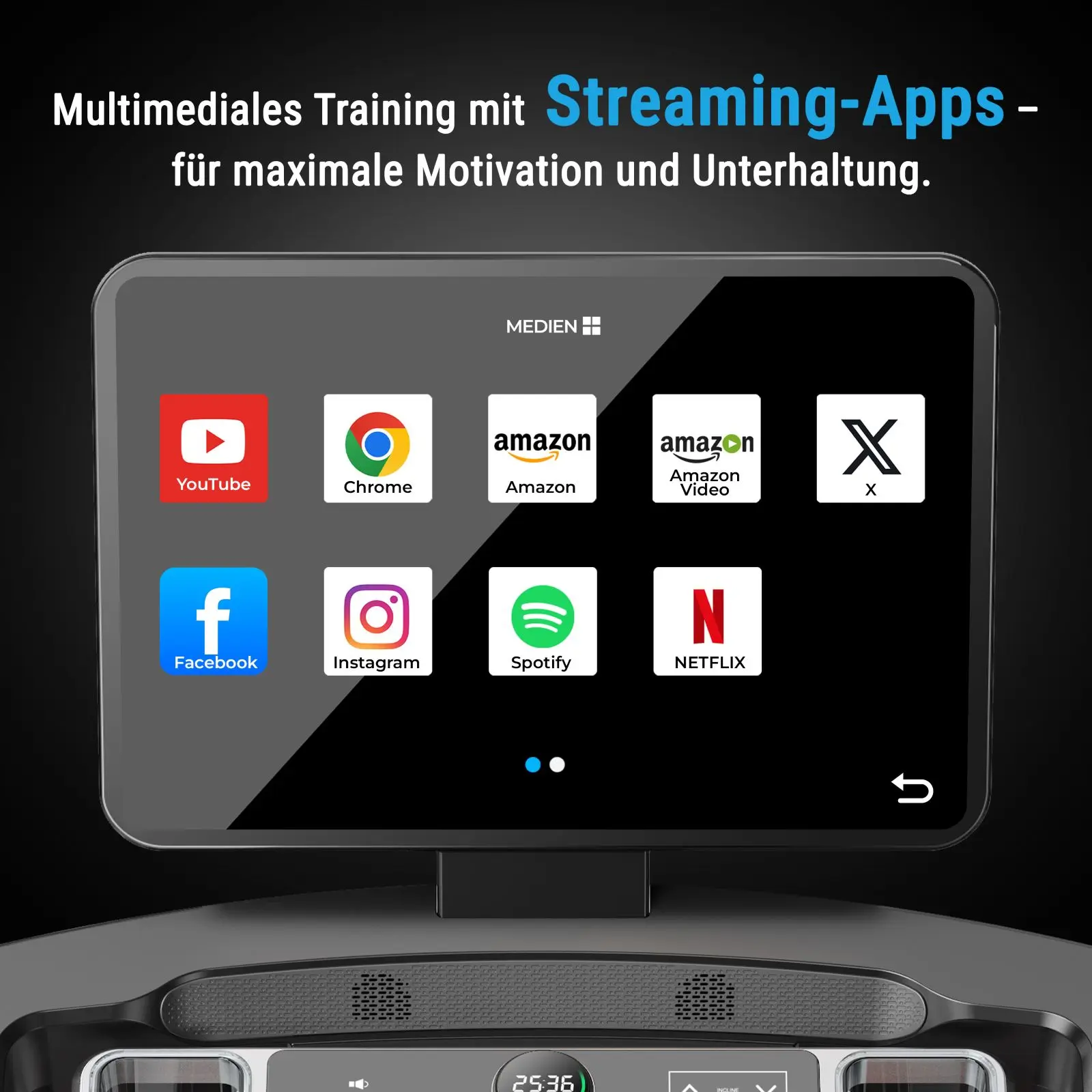 AsVIVA Laufband (GTS9#21,5") - App-Kompatibilität