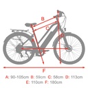 AsVIVA [B15_FBA_GB] PEDELEC - Abmessungen