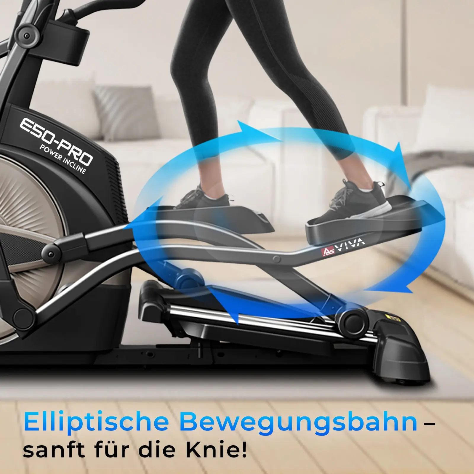 AsVIVA Ellipticaltrainer (YP-E8) - Produktansicht